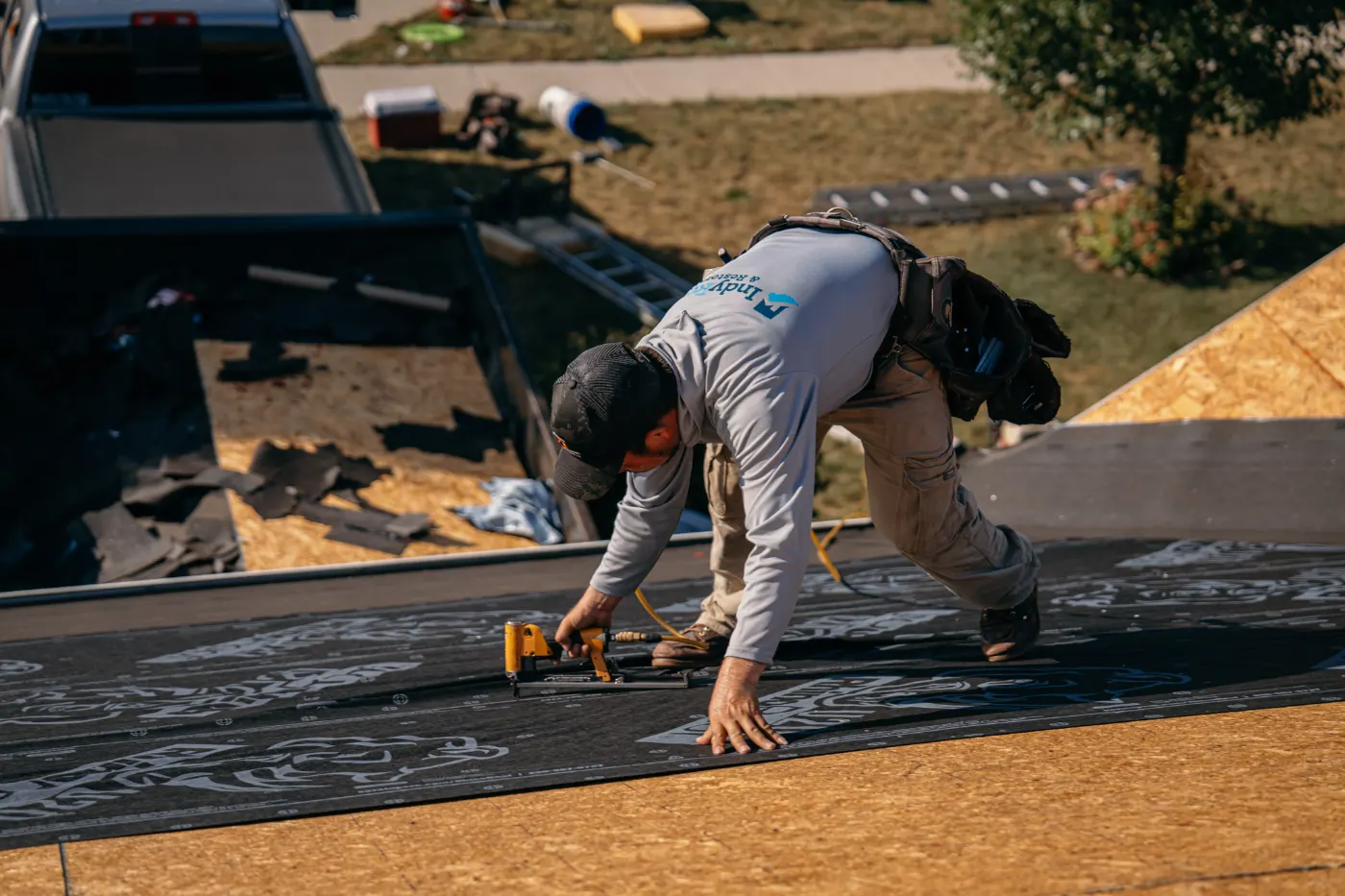 Commercial roof inspection documented in Spring Orchard